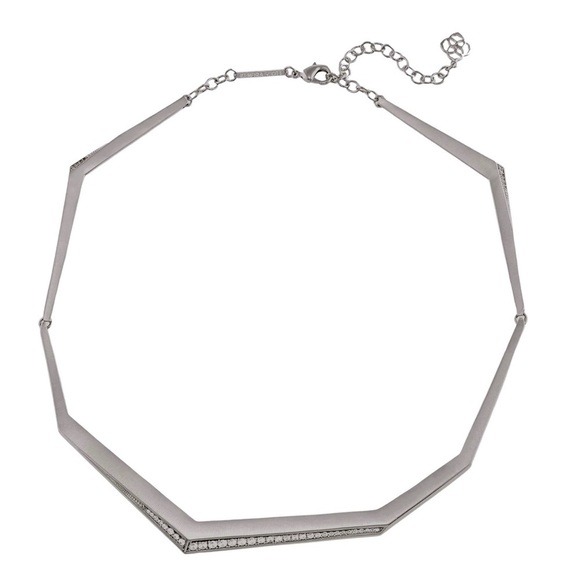 KENDRA SCOTT • Gunmetal Lucas Choker Adjustable Slider Necklace - Picture 1 of 4